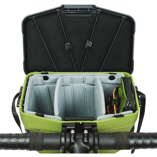 ROUTE WERKS ( ルートワークス ) フロントバッグ/ハンドルバッグ THE BIG HANDLEBAR BAG ( ビッグ ハンドルバーバッグ ) オリーブ