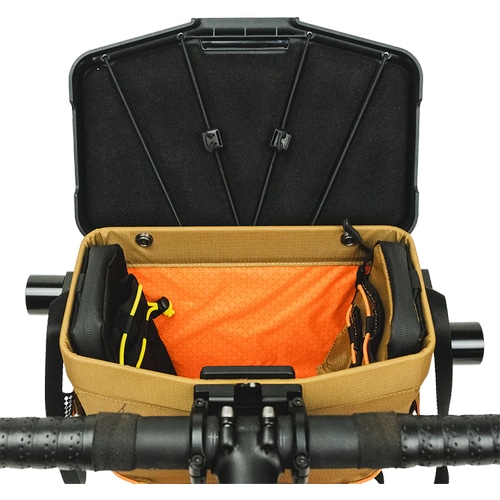 ROUTE WERKS ( ルートワークス ) フロントバッグ/ハンドルバッグ THE BIG HANDLEBAR BAG ( ビッグ ハンドルバーバッグ ) コヨーテ