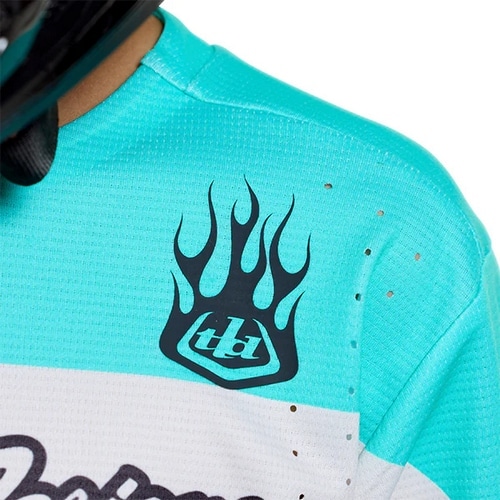 TROY LEE DESIGNS ( トロイリー デザインズ ) 長袖ジャージ YOUTH SPRINT PRO JERSEY ( ユース スプリントプロ ジャージ ) ヨー モト/カーボン YS