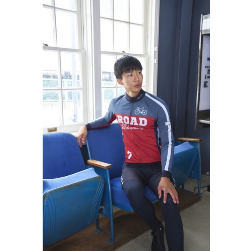 7-ITA ( セブンアイティエー ) ジャケット 【オンライン専売】 ROAD ADVENTURE WIND JACKET ( ロード アドベンチャー ウィンド ジャケット ) ネイビー/レッド S