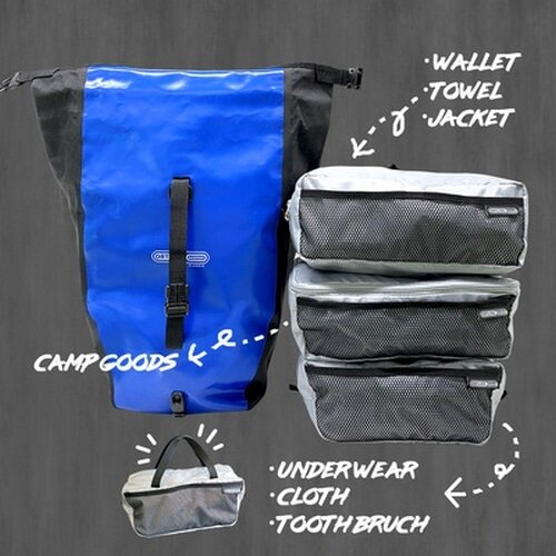 ORTLIEB ( �I���g���[�u ) �o�b�O�p�p�[�c �p�b�L���O�L���[�u �O���[ 17L