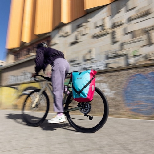 ORTLIEB ( �I���g���[�u ) �p�j�A�E�T�C�h�o�b�O �o�b�N���[���[�T�C�o�[ QL2.1(�V���O��) �T�C�o�[�u���[/�T�C�o�[�s���N 20L