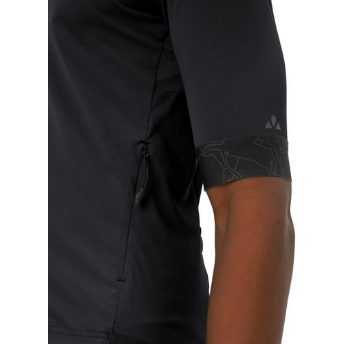 VAUDE ( ファウデ ) 半袖ジャージ MEN'S KURO FZ TRICOT II ( メンズ クロ フルジップ トリコット 2 ) ブラック S