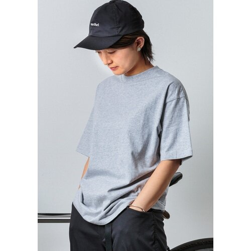 Nari-Furi ( ナリフリ ) Tシャツ・カジュアルウェア narifuri × TAION パッカブルTシャツ ヘザーライトグレー L