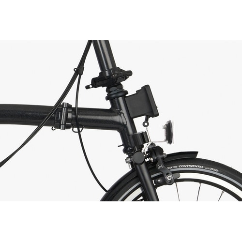 BROMPTON ( ブロンプトン ) 折りたたみ自転車 P Line Low ( P ライン ロー ) S4L Fizik Aliante ミッドナイト ブラック メタリック YSオリジナル輪行バッグプレゼント