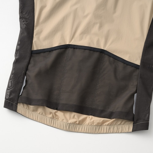 KAPELMUUR ( カペルミュール ) ベスト・ジレ ストレッチウインドベスト リップストップ バックポケット付き ベージュ S