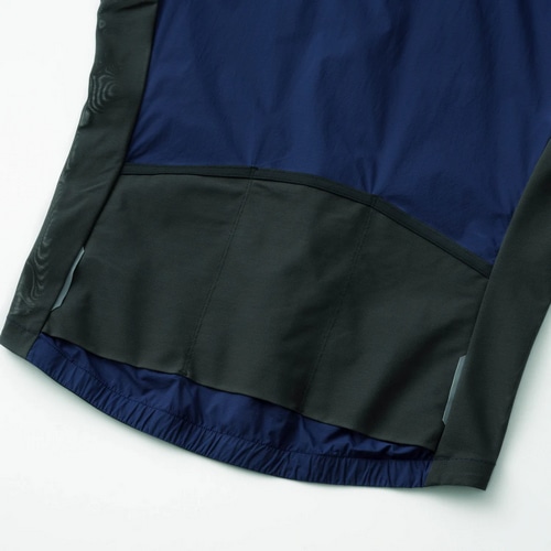 KAPELMUUR ( カペルミュール ) ベスト・ジレ ストレッチウインドベスト リップストップ バックポケット付き ネイビー S