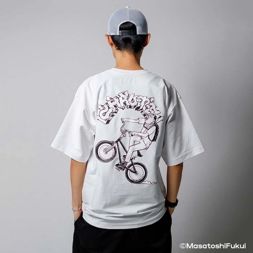 CHROME ( クローム ) Tシャツ・カジュアルウェア LSC TEE WIDE FIT ESOW VER.1 ( ライムストーン ケーブ ティー ワイド フィット ESOW Ver.1 ) ホワイト M