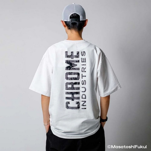 CHROME ( クローム ) Tシャツ・カジュアルウェア LSC TEE WIDE FIT GWG ( ライムストーン ケーブ ティー ワイド フィット GWG ) ホワイト M