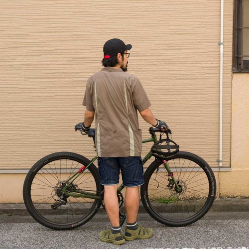 rin project ( リンプロジェクト ) Tシャツ・カジュアルウェア ボウリングシャツ モカ S