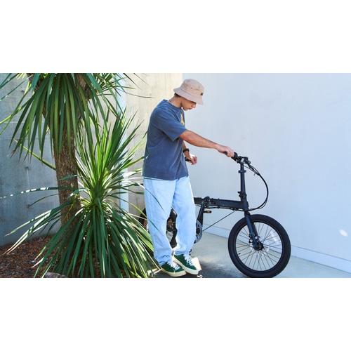 DAHON ( ダホン ) 電動アシスト自転車(e-bike) FU-COM ( フューコム ) マットブラック/ホワイト 20インチ ( 身長目安170cm前後 )