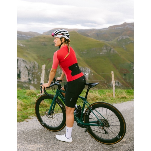 ETXE-ONDO ( エチェオンド ) 半袖ジャージ ALDA 110 COLOR EDITION W JERSEY ( アルダ 110 カラーエディション ウィメンズ ジャージ ) コーラル/レッド XS レディース