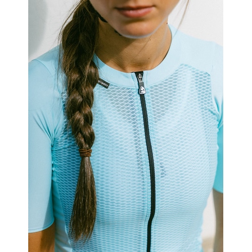 ETXE-ONDO ( エチェオンド ) 半袖ジャージ GARA W JERSEY ( ガラ ウィメンズ ジャージ ) ターコイズ S レディース