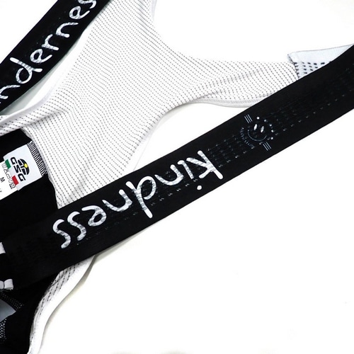 7-ITA ( セブンアイティエー ) ビブショーツ SMILE BIBSHORTS ( スマイル ビブショーツ ) ブラック/ホワイト S