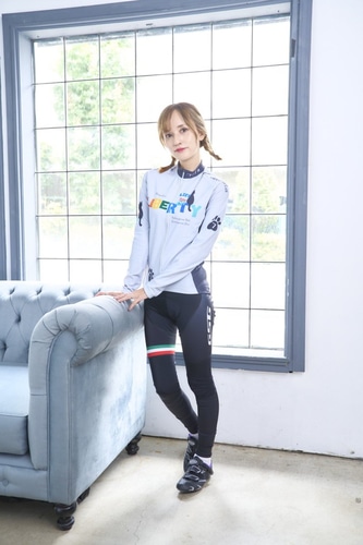 7-ITA ( セブンアイティエー ) 長袖ジャージ LIBERTY CAT LADY LS JERSEY ( リバティー キャット レディー ロングスリーブ ジャージ ) グレー XS レディース