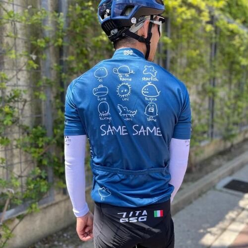 7-ITA ( セブンアイティエー ) 半袖ジャージ UMI SAME JERSEY ネイビー S