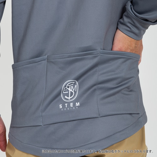 STEM DESIGN ( ステム デザイン ) Tシャツ・カジュアルウェア サイクルサーモパーカー モカ L