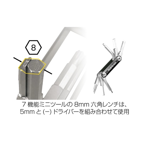 TOPEAK ( トピーク ) 携帯工具 NINJA+ TOOLBOX N7 ( ニンジャ+ ツールボックス N7 )