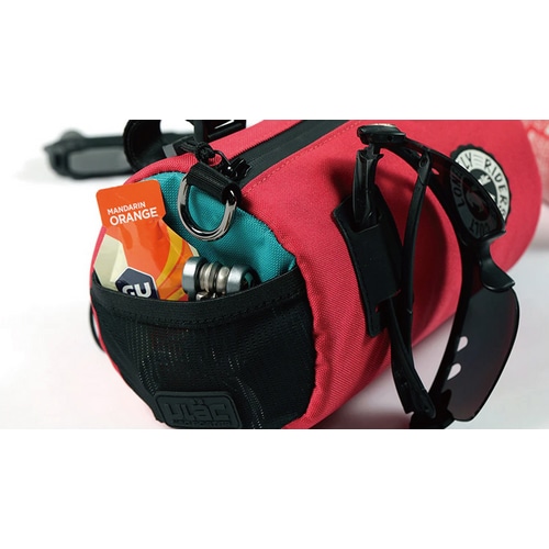 ULAC ( ユーラック ) フロントバッグ/ハンドルバッグ COURSIER ハンドルバーバッグ ( クーシエ ) ブラック/グレー 2.7L