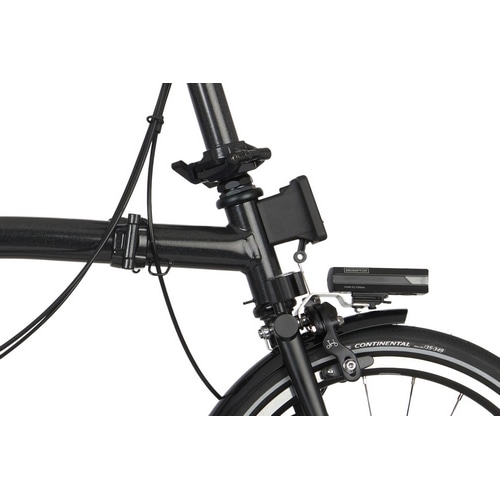 BROMPTON ( ブロンプトン ) 折りたたみ自転車 P LINE URBAN MID ( Pライン アーバン ミッド ) M4R リアキャリア付 ALIANTE R7 サドル モデル ミッドナイトブラック YSオリジナル輪行バッグプレゼント