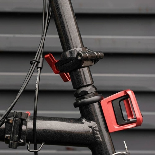 BROMPTON ( �u�����v�g�� ) �t���[�������E���A�f�B���C���[�n���K�[ FORGED FRONT CARRIER BLOCK ( �t�H�[�W�h �t�����g�L�����A�u���b�N ) ���b�h