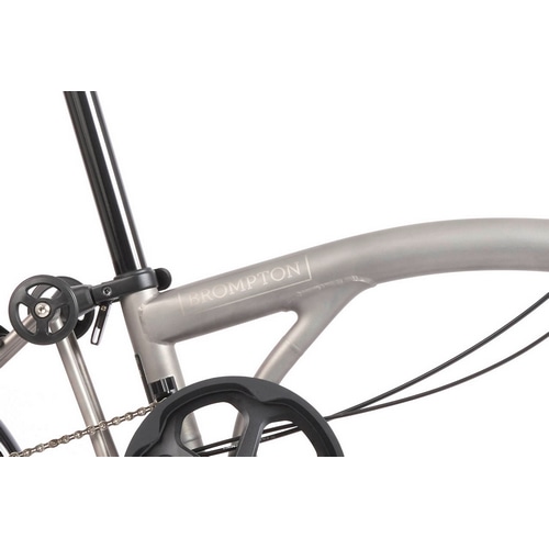 BROMPTON ( �u�����v�g�� ) �܂肽���ݎ��]�� T LINE URBAN LOW S4L ( T ���C�� �A�[�o�� ���[ S4L ) �u���b�N/�u���X�e�b�h�`�^�j�E�� �����T�C�Y ( �K���g��145-185cm�O�� )