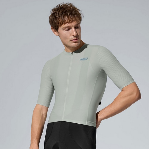 MBO ( エムビーオー ) 半袖ジャージ C100 MEN'S SHORT SLEEVES JERSEY ( メンズ ショート スリーブ ジャージ ) ペール クラウディ グレー S