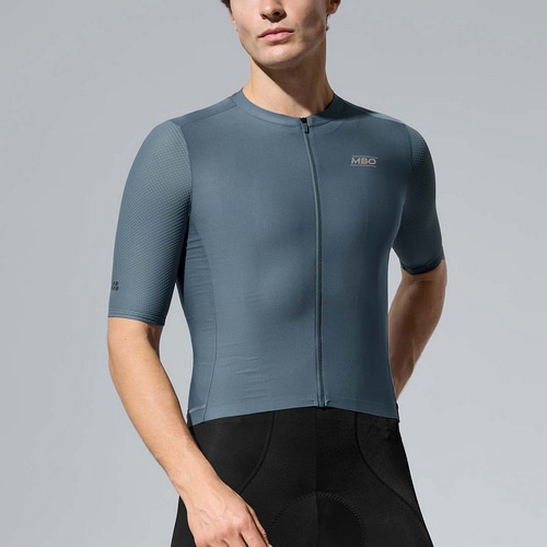 MBO ( �G���r�[�I�[ ) �����W���[�W C100 MEN'S SHORT SLEEVES JERSEY ( �����Y �V���[�g �X���[�u �W���[�W ) �A���J�[ �O���[ M