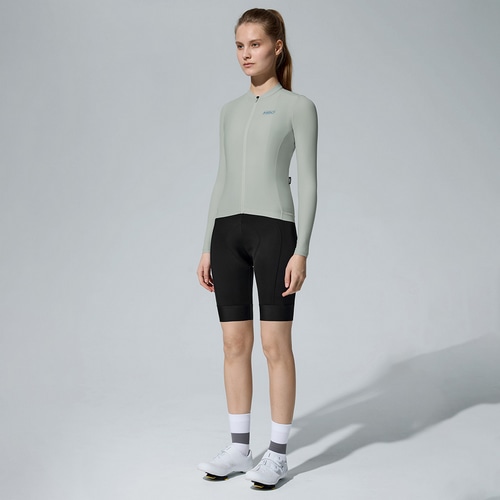 MBO ( エムビーオー ) 長袖ジャージ C150 WOMEN'S LONG SLEEVES JERSEY ( ウィメンズ ロング スリーブ ジャージ ) ペール クラウディ グレー S レディース