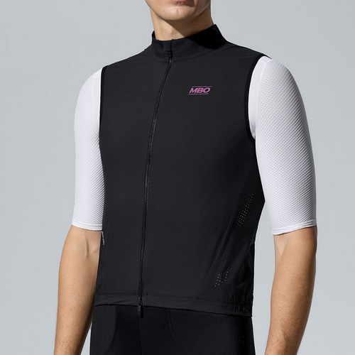 MBO ( �G���r�[�I�[ ) �x�X�g�E�W�� V125 MEN'S PREMIUM LIGHTWEIGHT WIND VEST ( �����Y �v���~�A�� ���C�g�E�F�C�g �E�B���h �x�X�g ) �u���b�N M