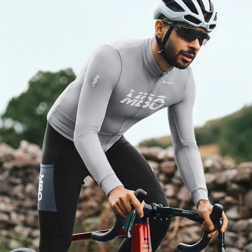 MBO ( �G���r�[�I�[ ) �����W���[�W C162 MEN'S LONG SLEEVE THERMAL JERSEY ( �����Y �����O�X���[�u �T�[�}���W���[�W ) �V���[�N�X�L�� M