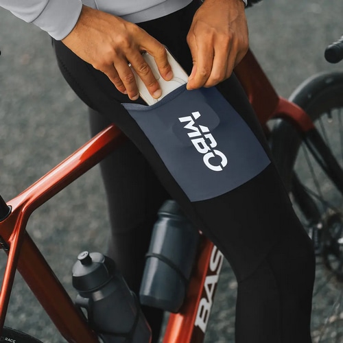 MBO ( エムビーオー ) ビブタイツ T162C MEN'S THERMAL CARGO BIB TIGHTS ( メンズ サーマル カーゴ ビブタイツ ) ブラック S