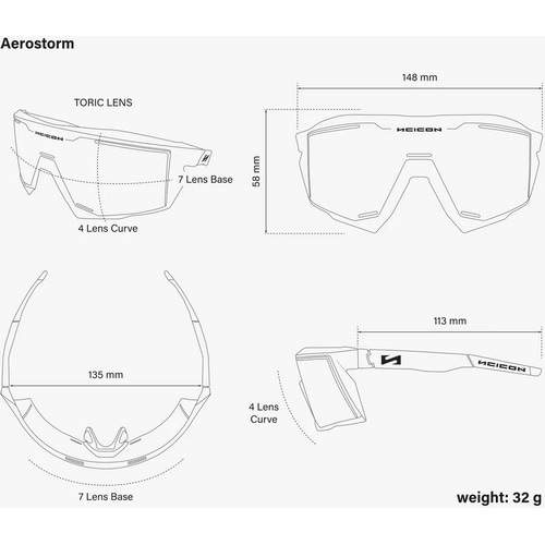 SCICON ( シーコン ) サングラス AEROSTORM ( エアロストーム ) マルチミラーブロンズ