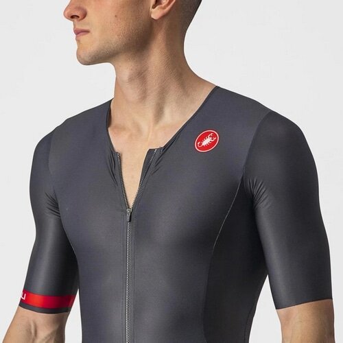 CASTELLI ( カステリ ) ワンピースジャージ FREE SANREMO 2 SUIT SHORT SLEEVE ( フリーサンレモ 2 スーツ ショートスリーブ ) ブラック XS