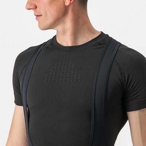CASTELLI ( カステリ ) 半袖インナー CORE SEAMLESS BASE LAYER S/S ( コア シームレス ベースレイヤー ショートスリーブ ) ブラック S/M
