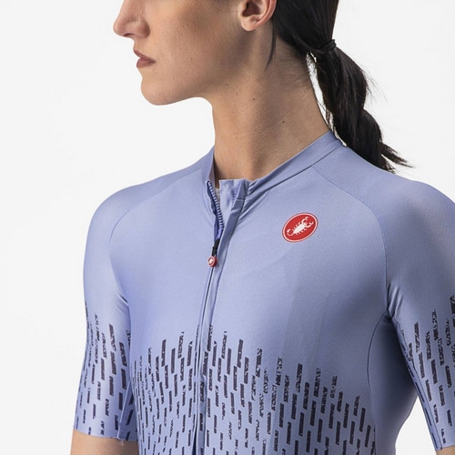 CASTELLI ( カステリ ) 半袖ジャージ AERO PRO W JERSEY ( エアロ プロ ウィメンズ ジャージー ) 534 バイオレット ミスト S レディース