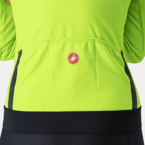CASTELLI ( カステリ ) ジャケット DINAMICA 2 JACKET ( ディナミカ 2 ジャケット ) エレクトリックライム/ブラックリフレックス XS レディース