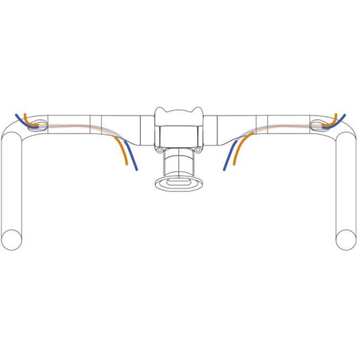 DEDA ( f_ ) [hoCNpnho[ihbvnho[j VINCI HANDLEBAR ( B` nho[ ) RHM POB 31.7mm / 420mm VNPOB42