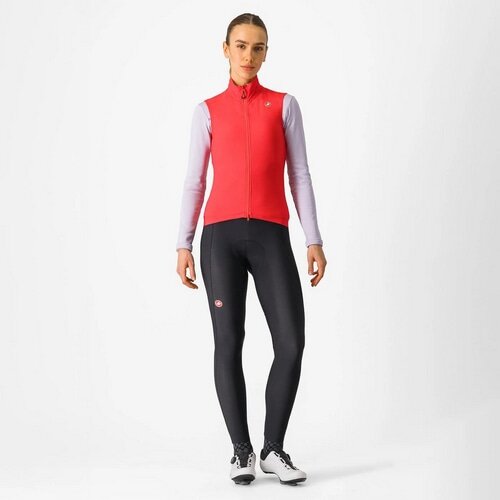 CASTELLI ( カステリ ) ベスト・ジレ ESPRESSO W VEST ( エスプレッソ ウィメンズ ベスト ) ハイビスカス S レディース