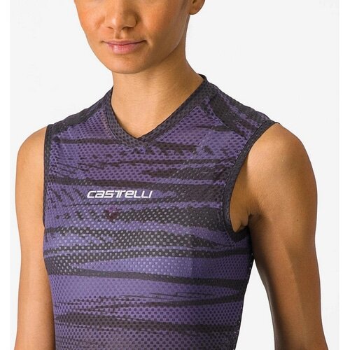 CASTELLI ( カステリ ) 半袖ジャージ INSIDER 2 W SLEEVELESS ( インサイダー 2 ウィメンズ スリーブレス ) 513 ダークナイトシェイド / ナイトシェイド S レディース