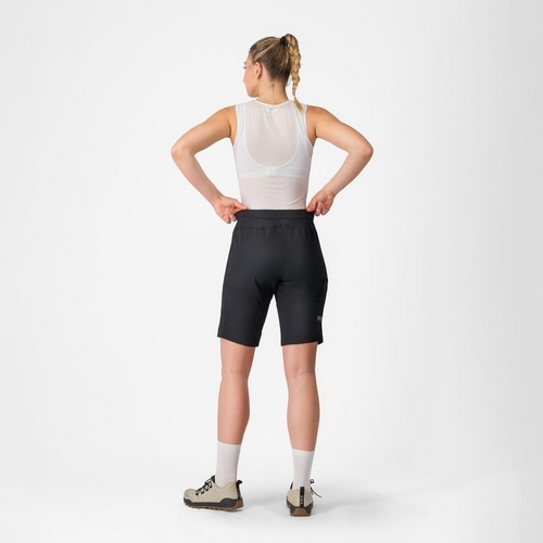 CASTELLI ( �J�X�e�� ) �J�W���A���p���c UNLIMITED ADVENTURE BAGGY W SHORT ( �A�����~�e�b�h �A�h�x���`���[ �o�M�[ �E�B�����Y �V���[�c ) �u���b�N S ���f�B�[�X
