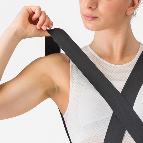 CASTELLI ( カステリ ) ビブショーツ PRIMA 2 DT BIBSHORT ( プリマ 2 ドロップテール ビブショーツ ) トワイライトブルー/ハイビスカス M レディース