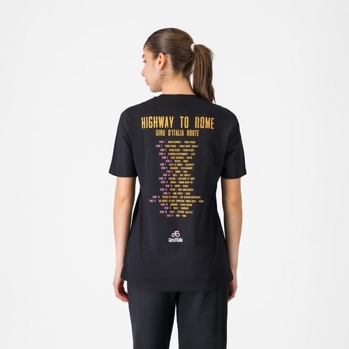 CASTELLI ( �J�X�e�� ) �s�V���c�E�J�W���A���E�F�A T-SHIRT HIGHWAY TO ROME ( T �V���c �n�C�E�F�C �g�D ���[�} ) 010 �l�� XS
