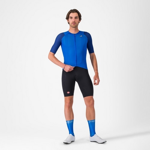 CASTELLI ( カステリ ) 半袖ジャージ AERO RACE 8S JERSEY ( エアロ レース 8S ジャージ ) アズーロイタリア L