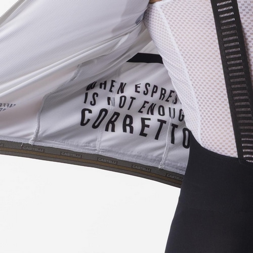 CASTELLI ( �J�X�e�� ) �����W���[�W CORRETTO JERSEY ( �R���b�g �W���[�W ) �A�C�{���[/�N���C-�u���b�N M