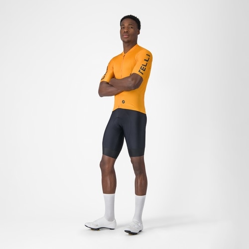 CASTELLI ( �J�X�e�� ) �����W���[�W ENTRATA APEX JERSEY ( �G���g���[�^ �A�y�b�N�X �W���[�W ) �r�r�b�h�I�����W/�g���C���C�g�u���[ L