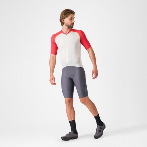 CASTELLI ( �J�X�e�� ) �����W���[�W UNLIMITED ENDURANCE 3 JERSEY ( �A�����~�e�b�h �G���f�������X 3 �W���[�W ) �A�C�{���[/���b�`���b�h-�r�r�b�h�I�����W M