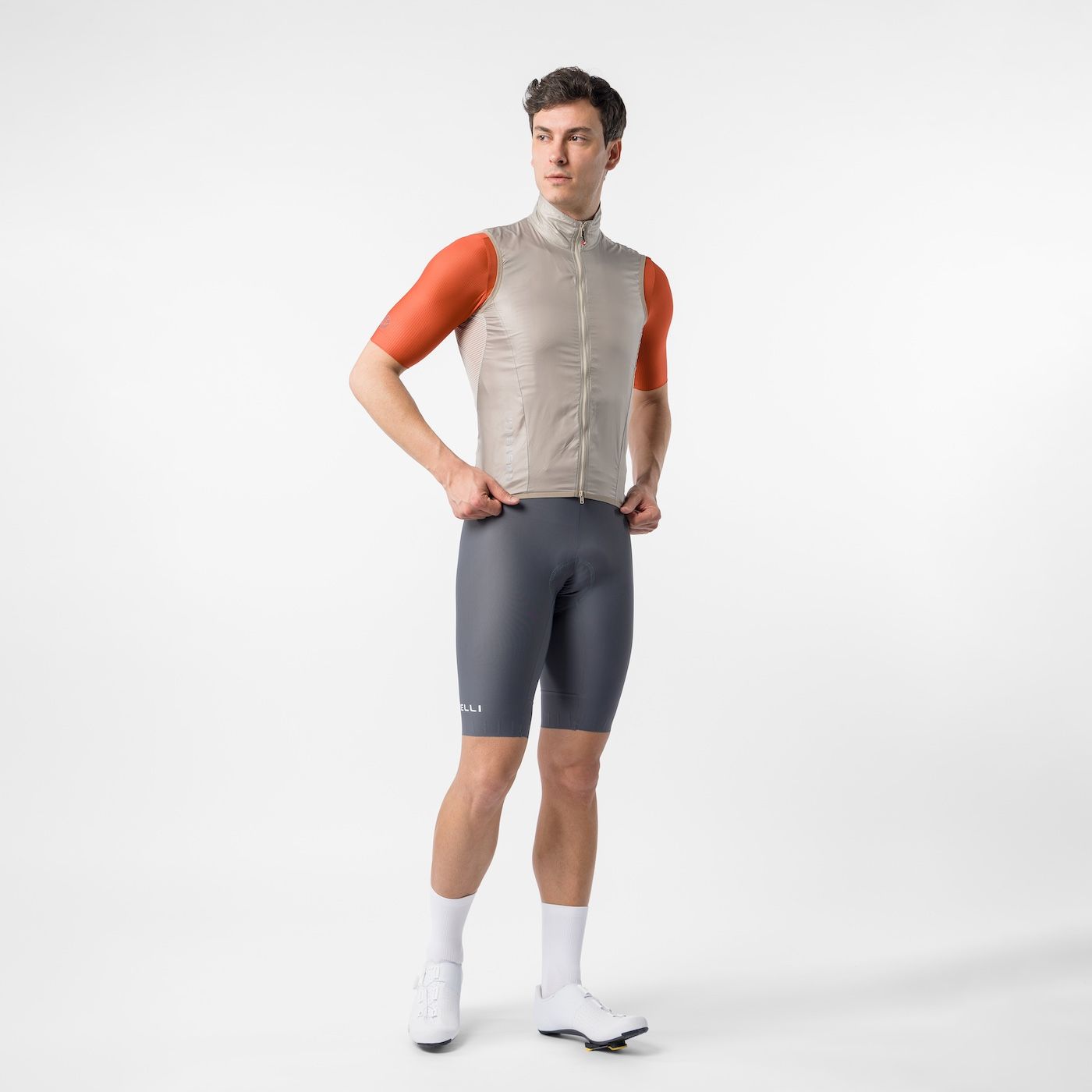 CASTELLI ( カステリ ) ベスト・ジレ ARIA 2 VEST ( アリア 2 ベスト ) クレイ L