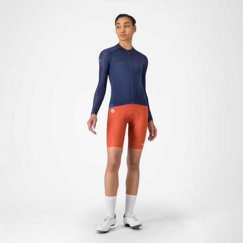 CASTELLI ( �J�X�e�� ) �����W���[�W ESPRESSO 2 W LONG SLEEVE JERSEY ( �G�X�v���b�\ 2 �E�B�����Y �����O�X���[�u�W���[�W ) �x���W�����u���[ S ���f�B�[�X
