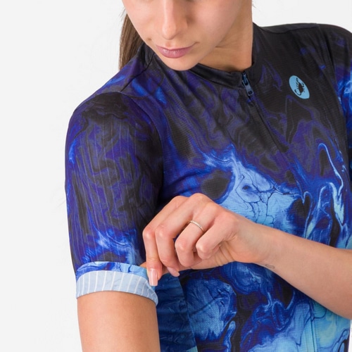 CASTELLI ( �J�X�e�� ) �����W���[�W COSMIC VORTEX JERSEY ( �R�Y�~�b�N �{���e�b�N�X �W���[�W ) �}���`�J���[�o�C�I���b�g�u���[ S ���f�B�[�X